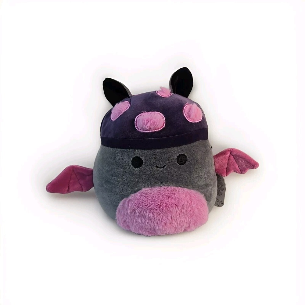 Squishmallow 8" Purple Mushroom Bat - "Franco" *Hot Topic Exclusive* * New*